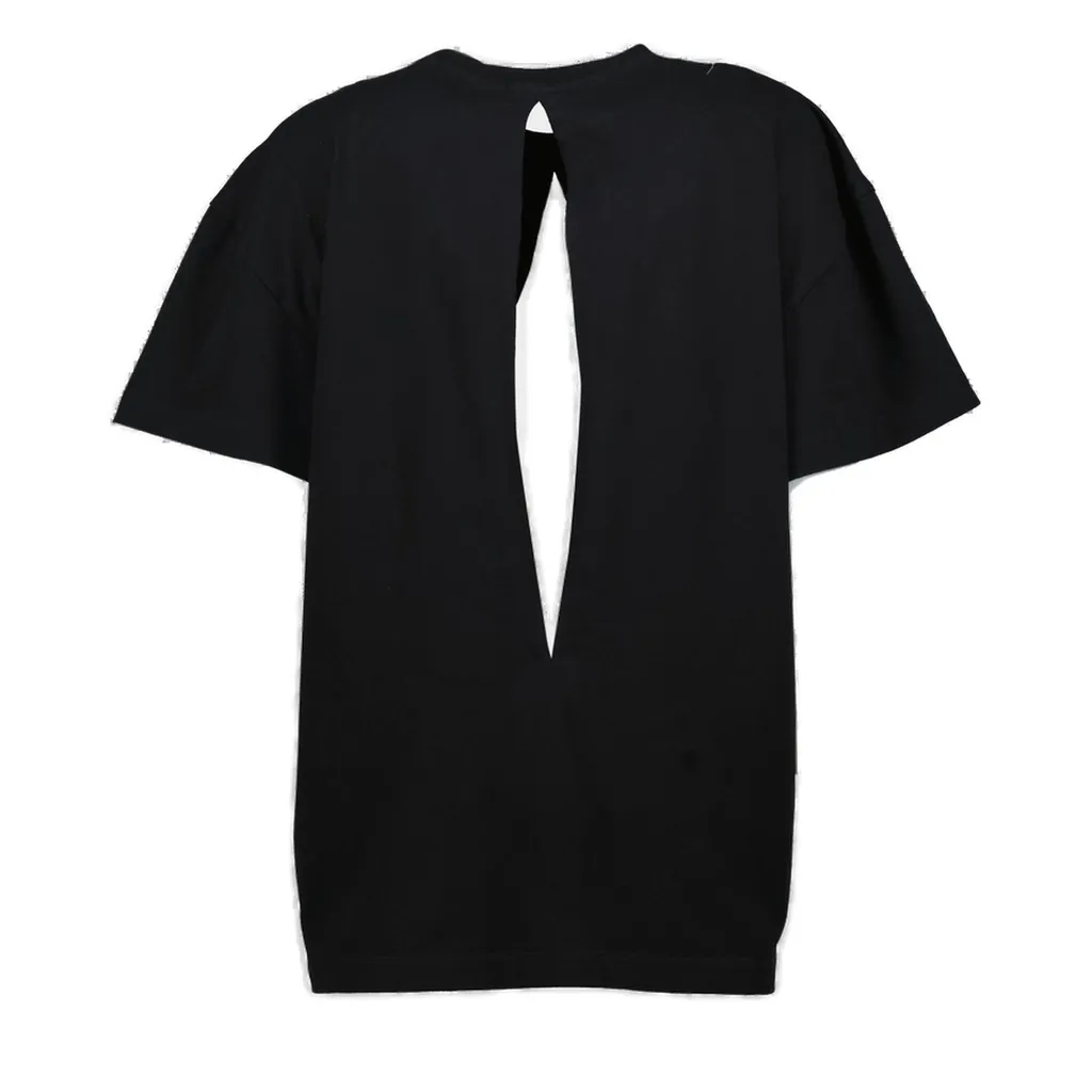 Cut-Out Crewneck T-Shirt