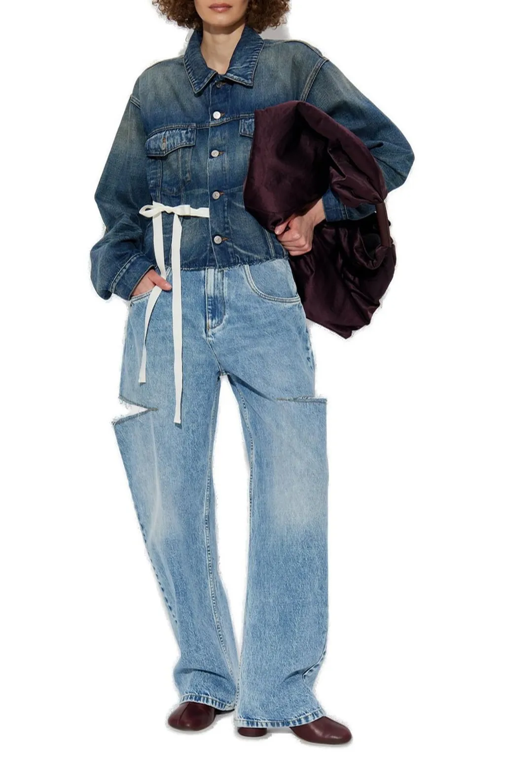 Button-Up Denim Jacket