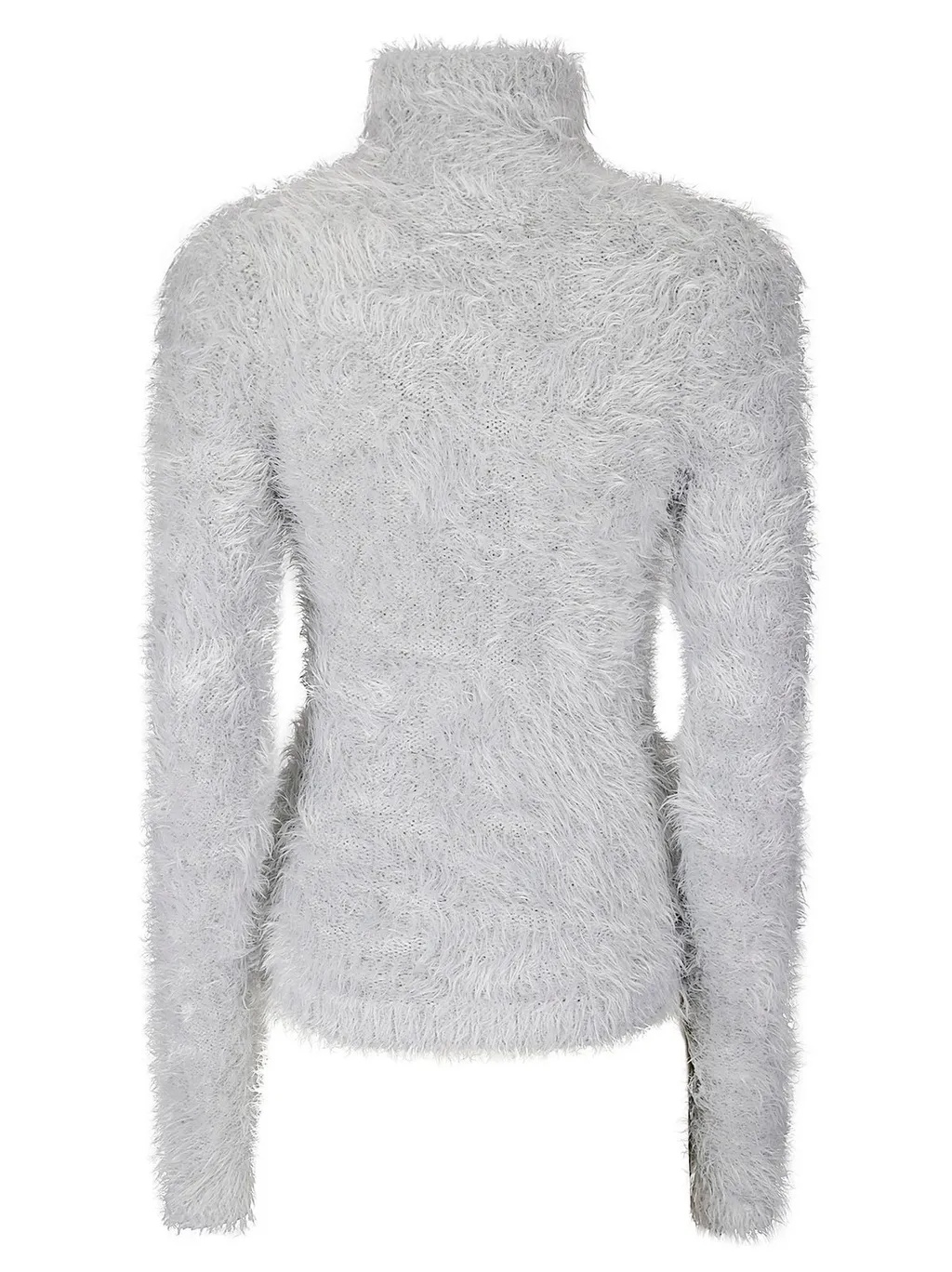 Faux Fur Turtleneck Jumper