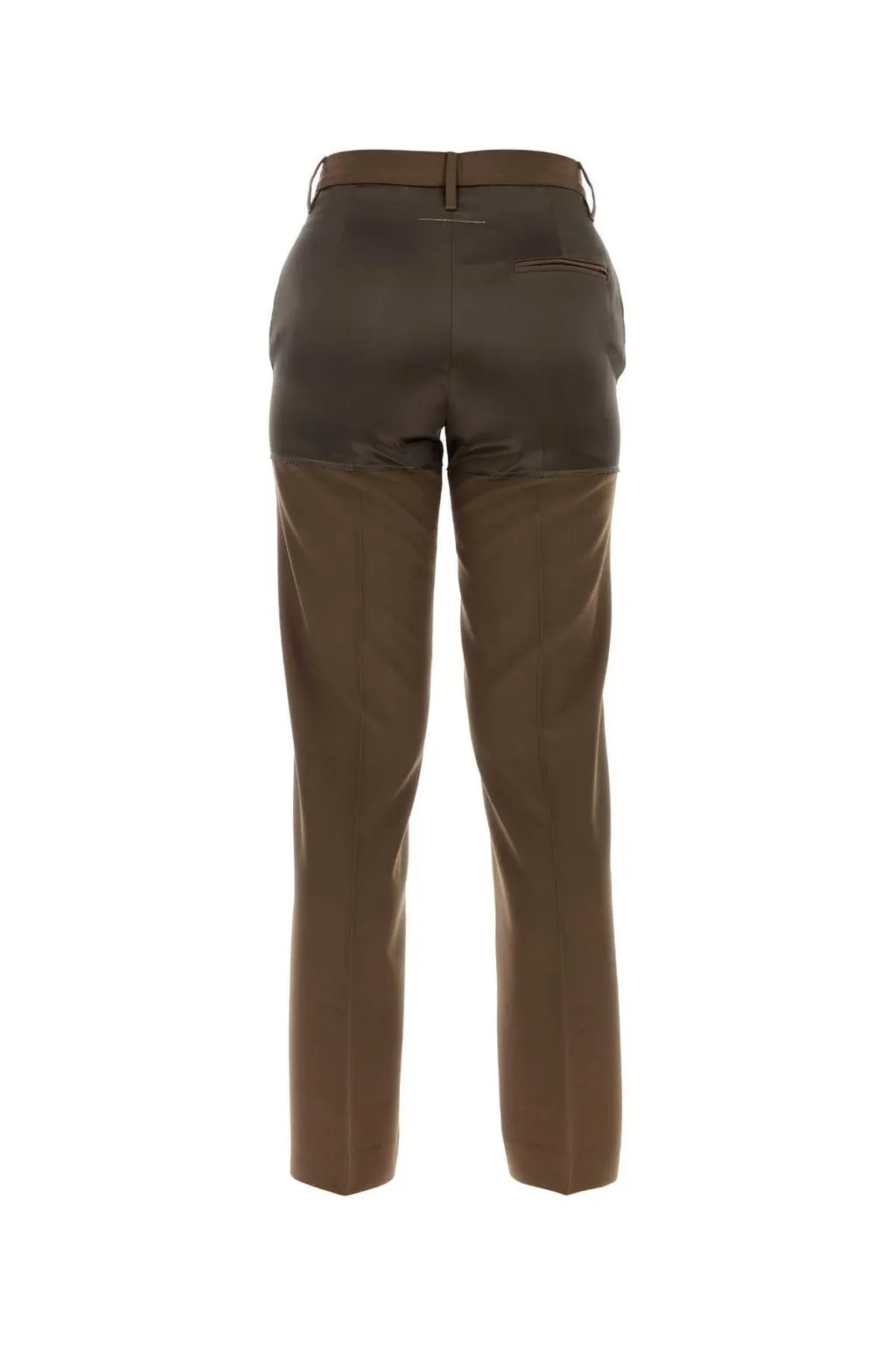Straight Leg Panelled Trousers