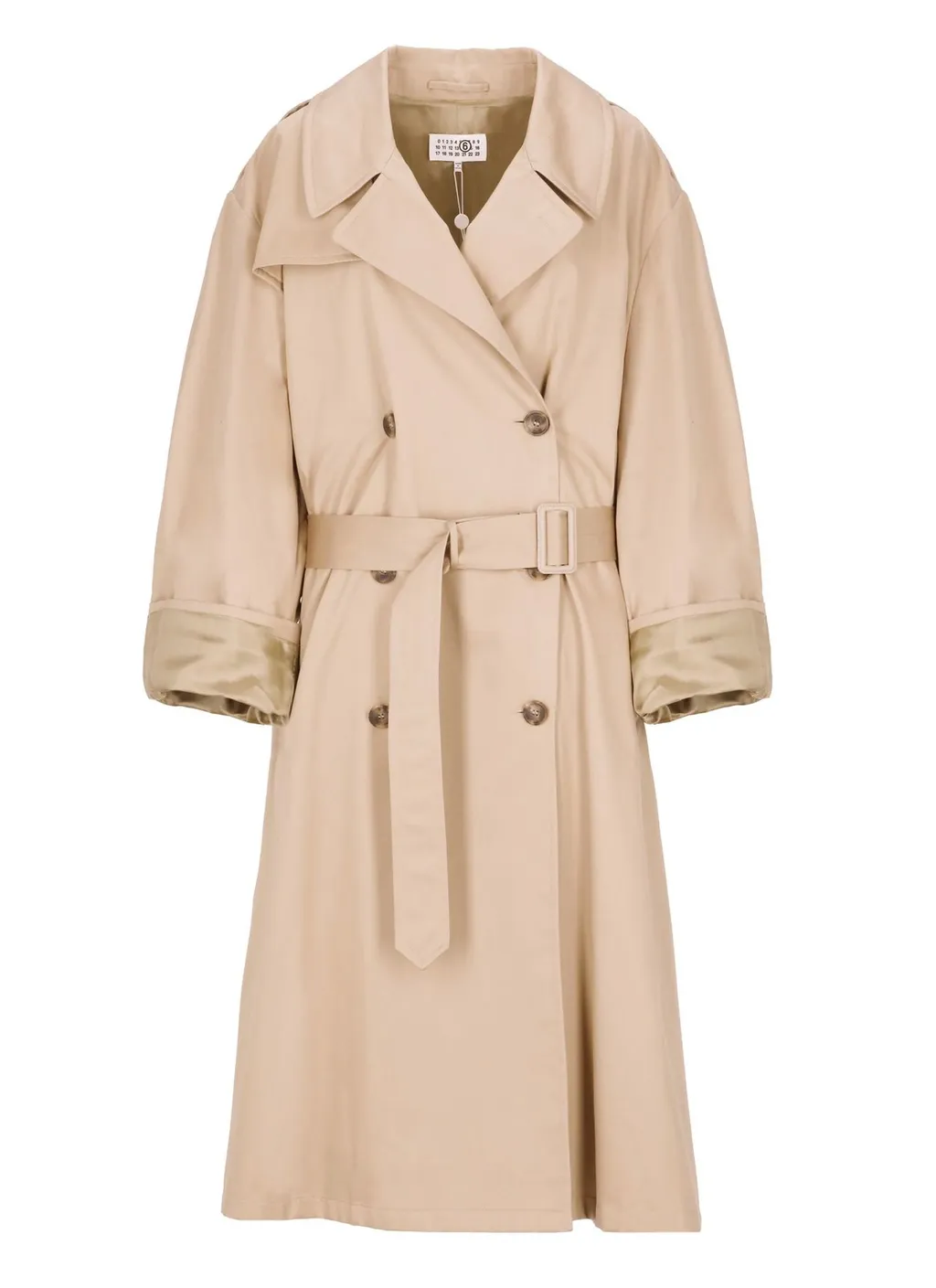 Double-Breasted Oversized Trench Coat