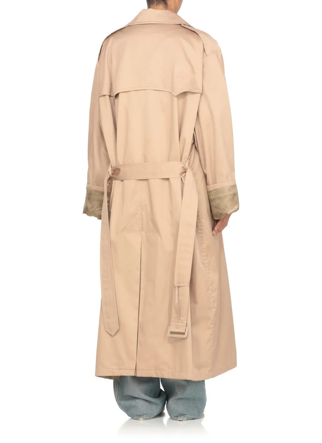 Double-Breasted Oversized Trench Coat