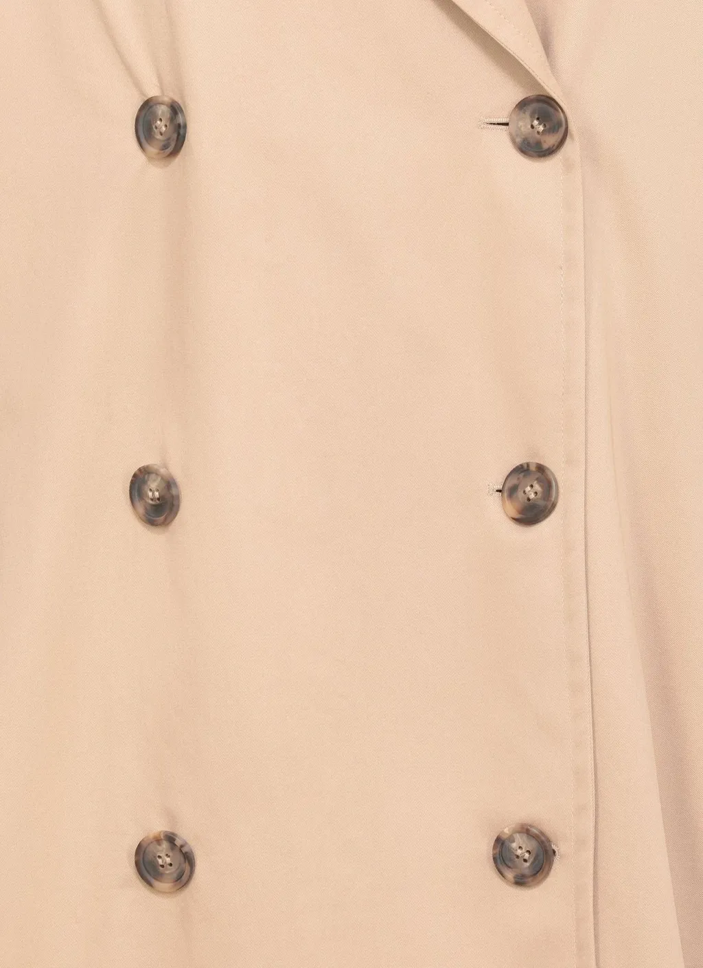 Double-Breasted Oversized Trench Coat