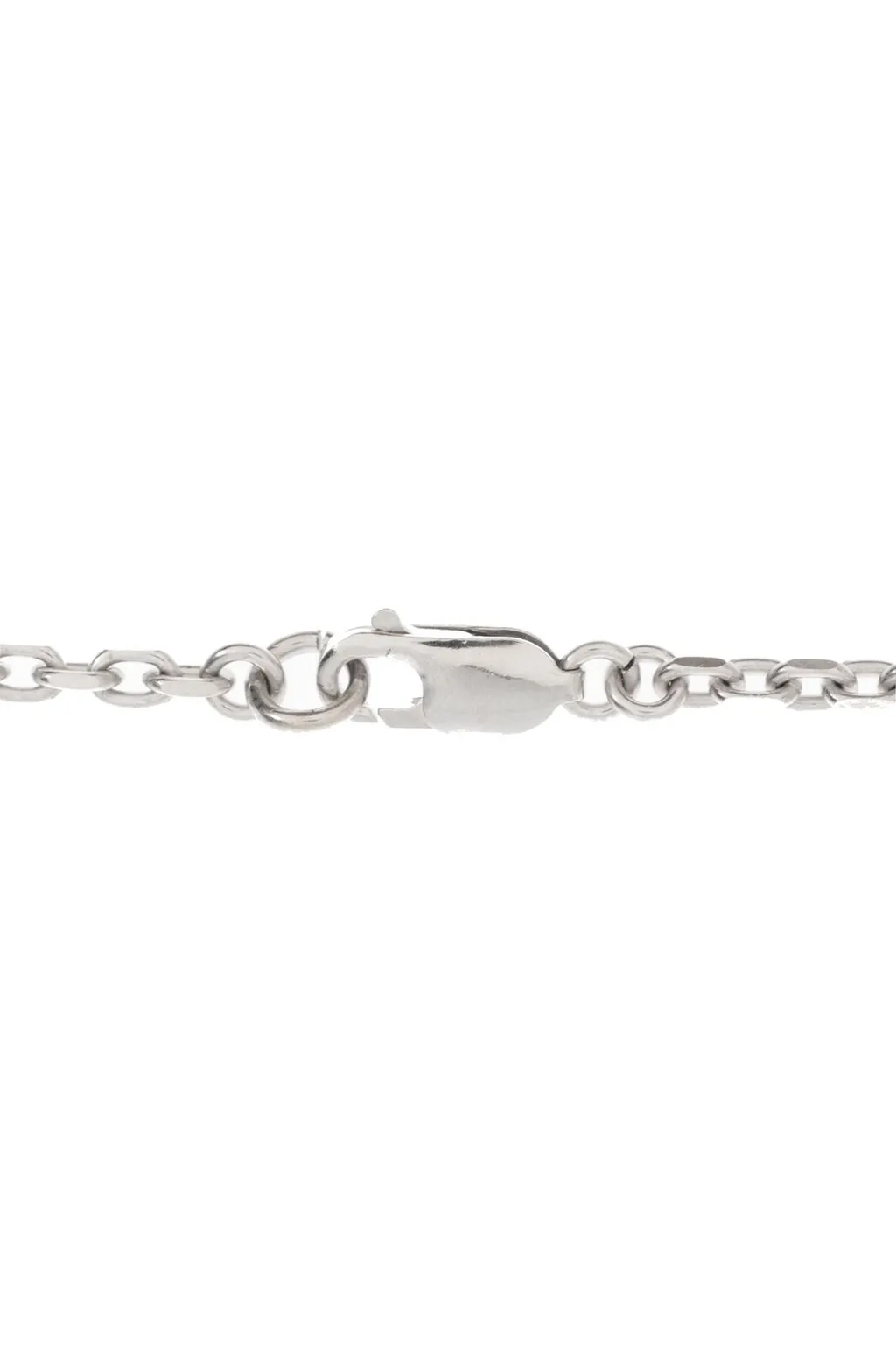 Key-Charm Logo Plaque Necklace