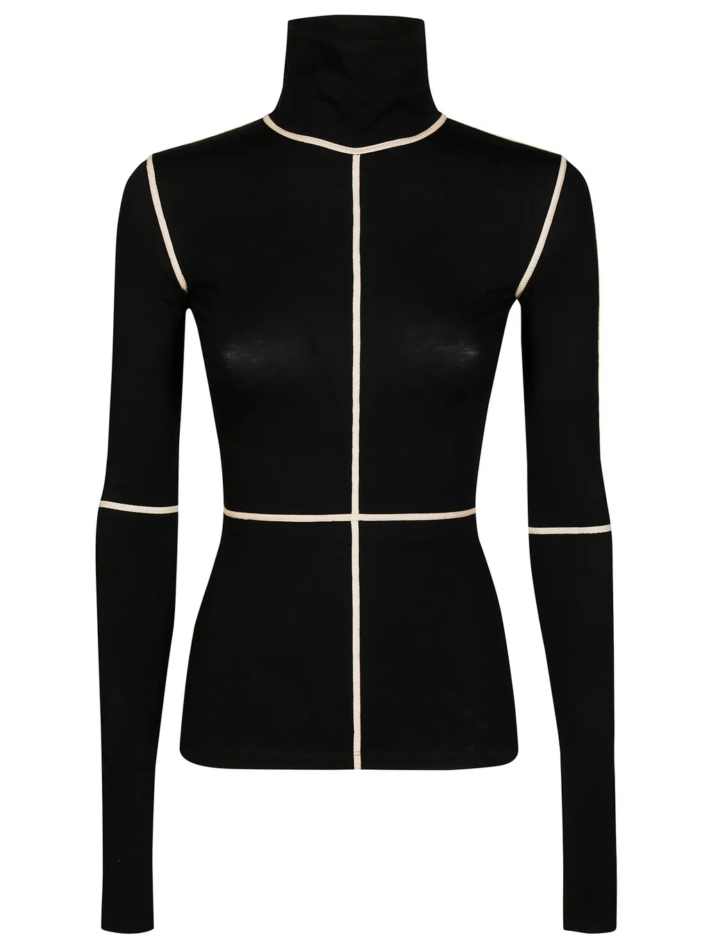 Contrast Stitch Knitted Jumper