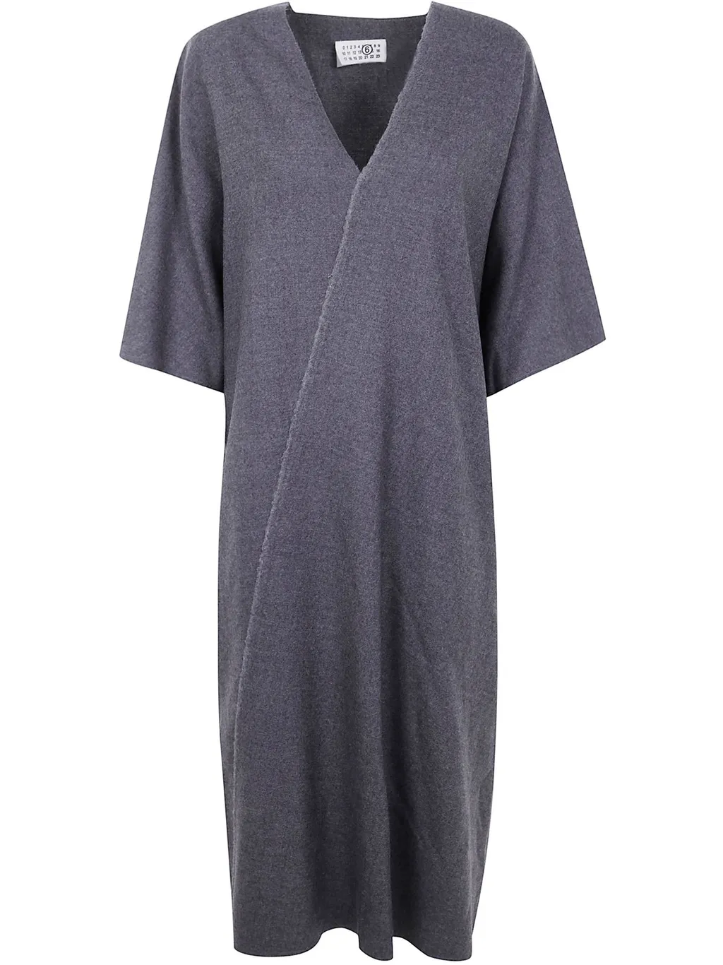 Short-Sleeved V-Neck Dress
