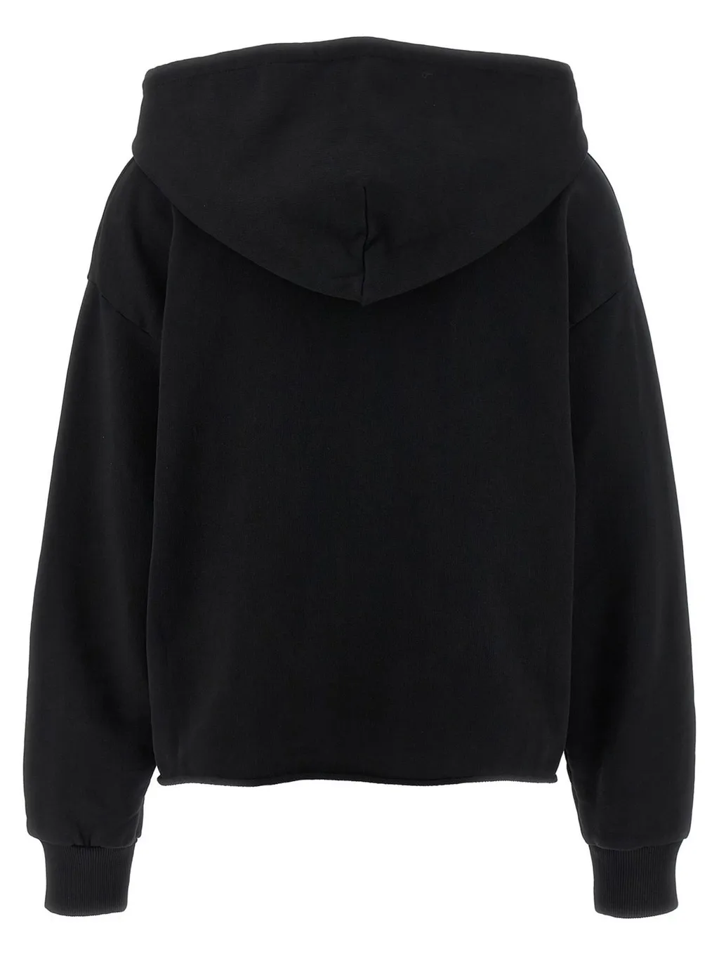 Logo Patch Drawstring Hoodie