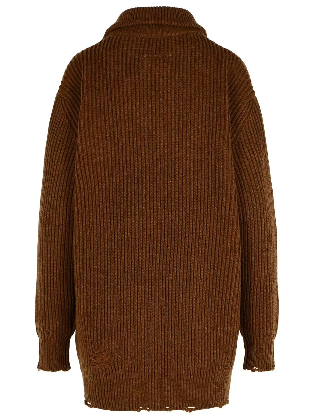 High Neck Zip-Up Cardigan