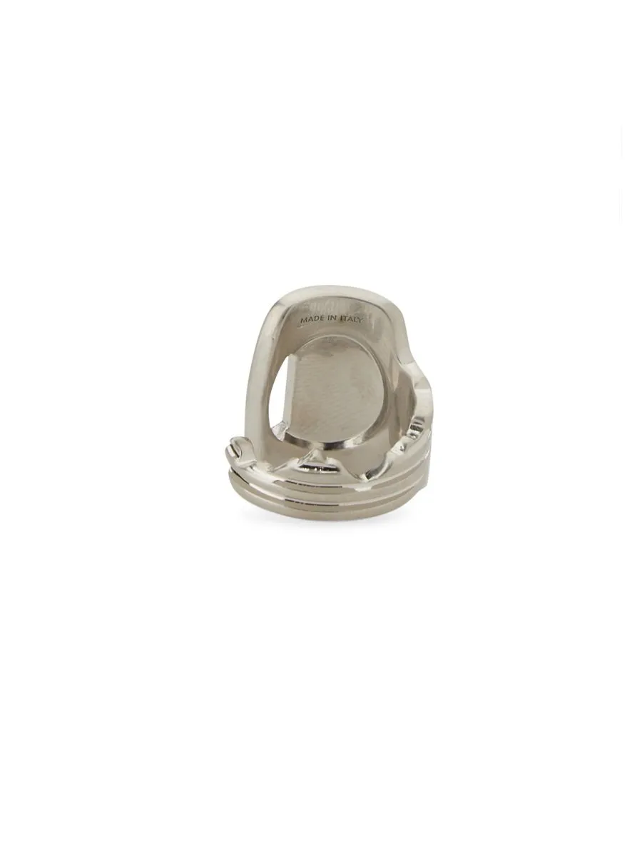 Numeric Cut-Out Open Ring