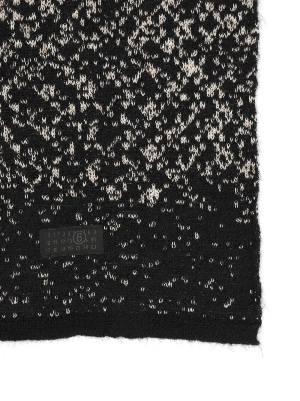 Jacquard-Knit Scarf