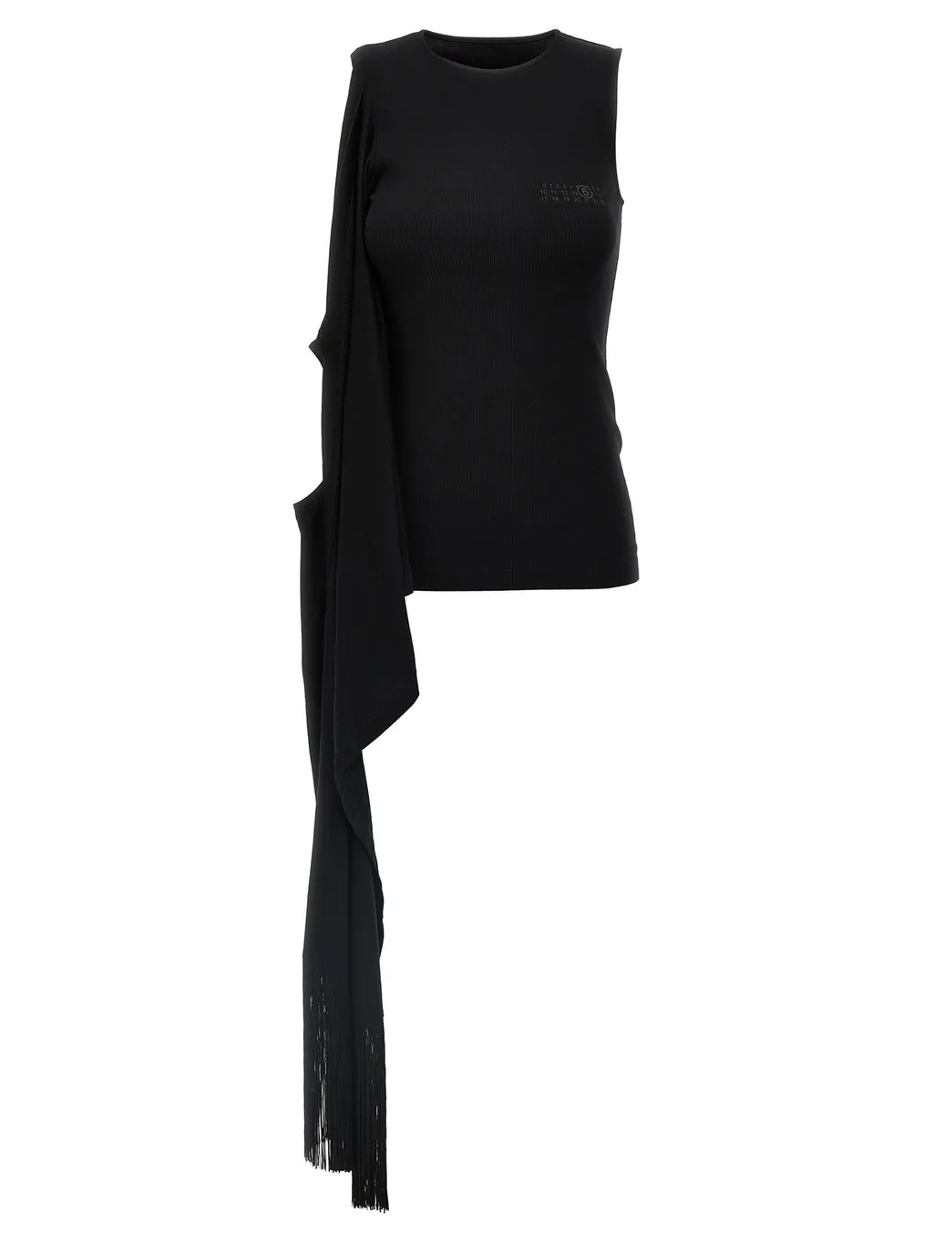 Sleeveless Draped Top