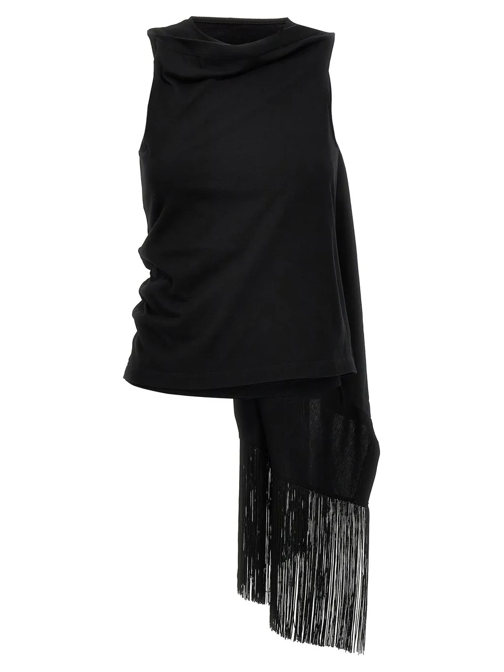 Sleeveless Draped Top