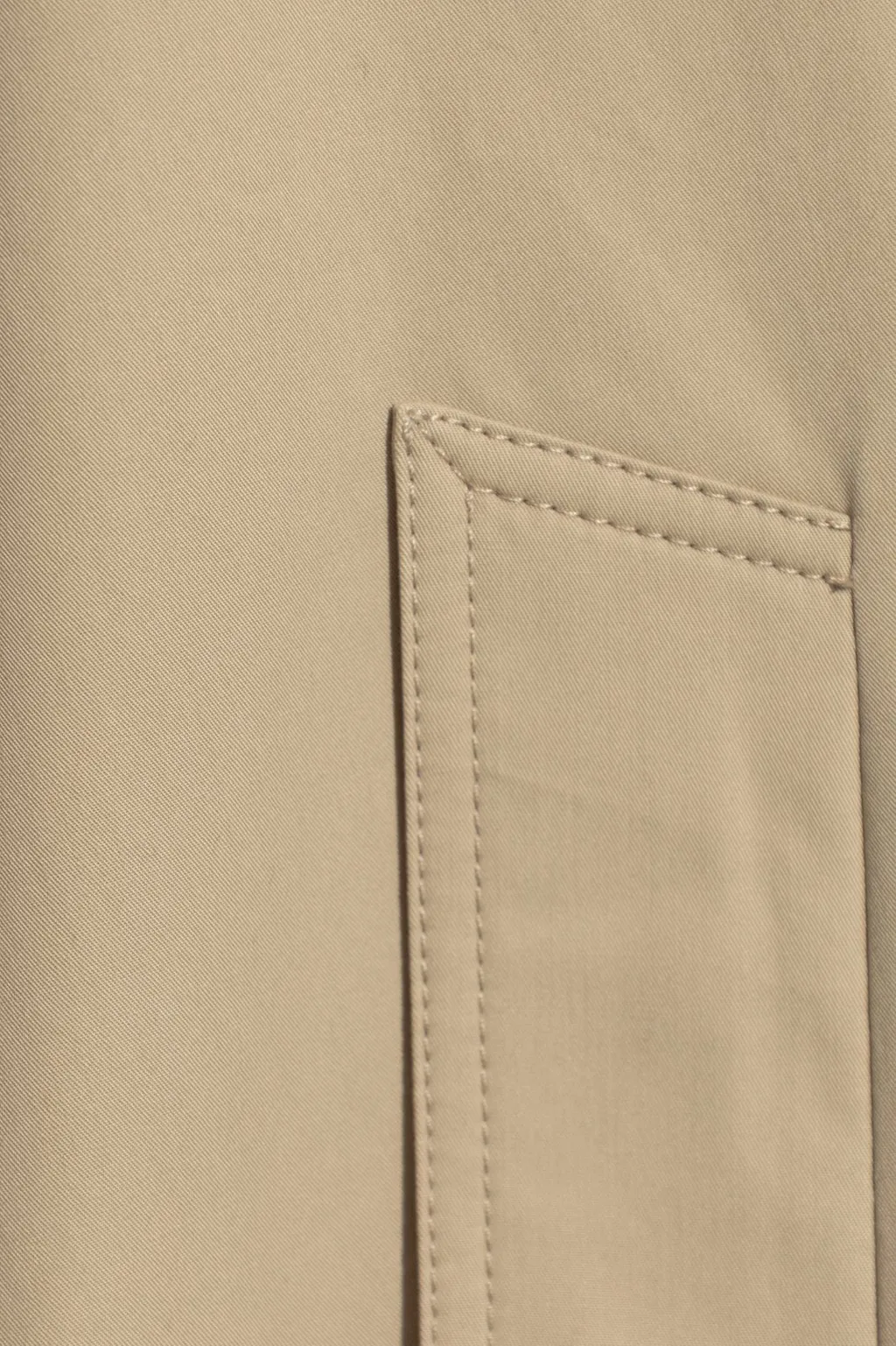 Curved Hem Coat
