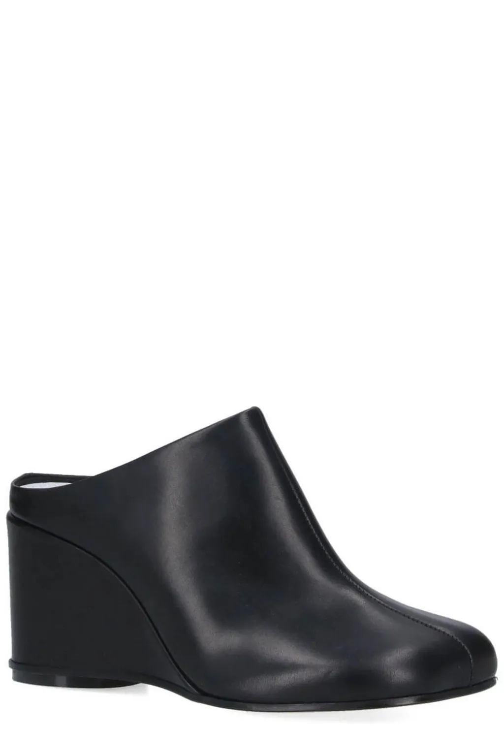 Asymmetric Toe Wedge Mules