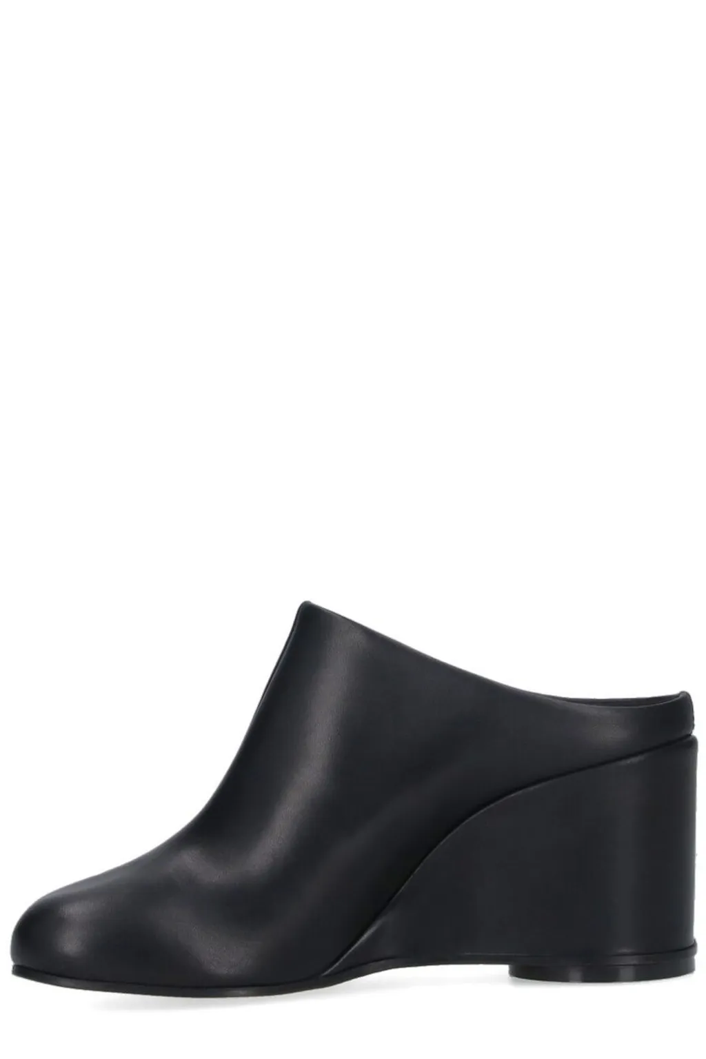 Asymmetric Toe Wedge Mules