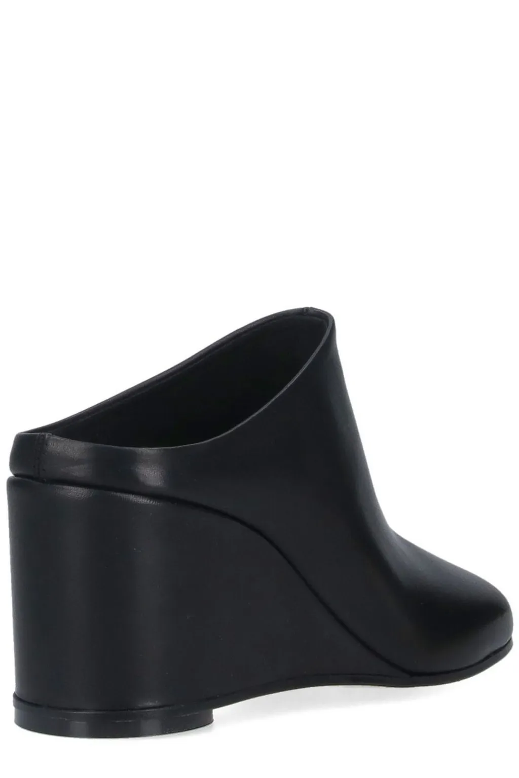 Asymmetric Toe Wedge Mules