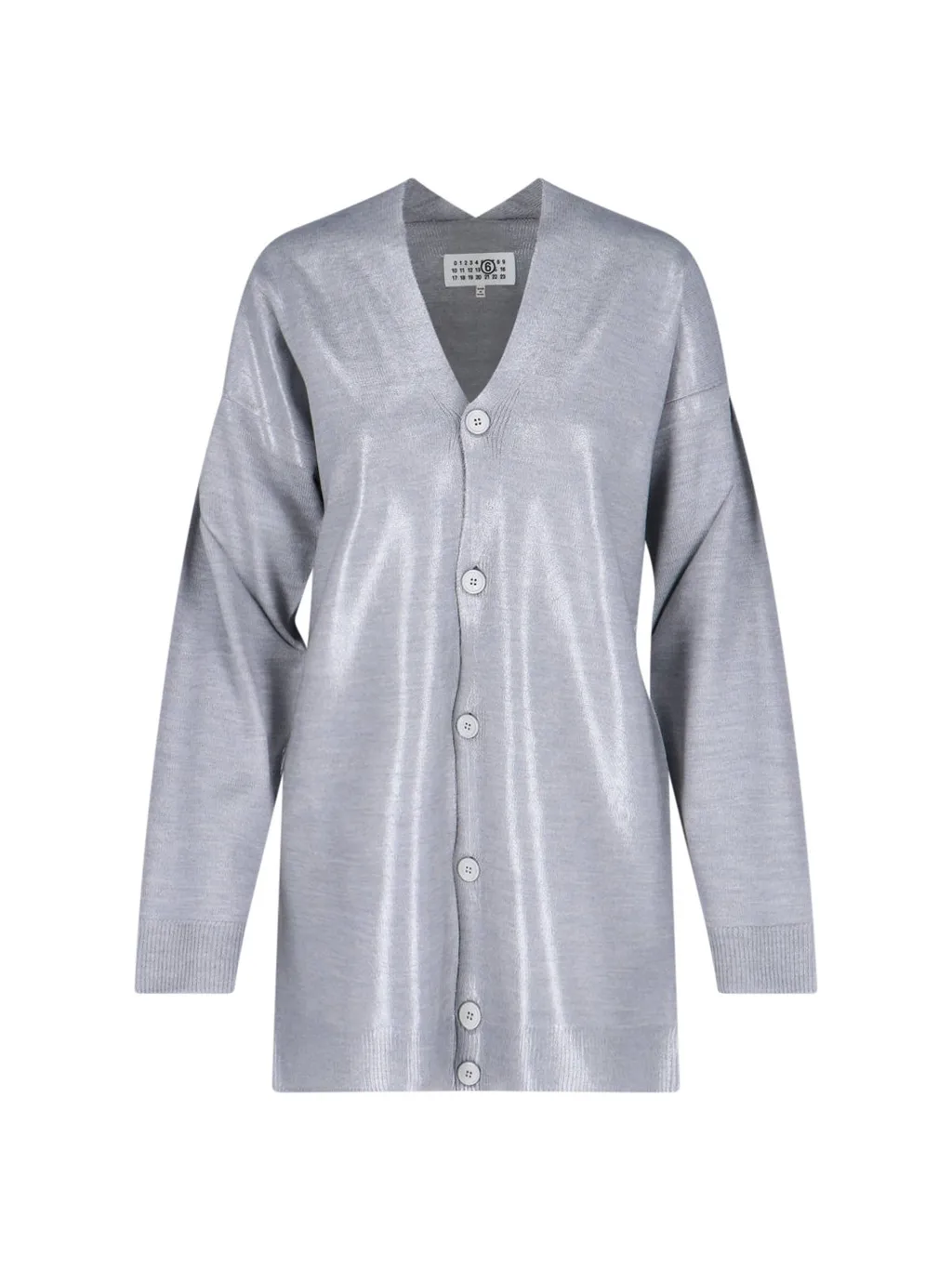V-Neck Buttoned Cardigan