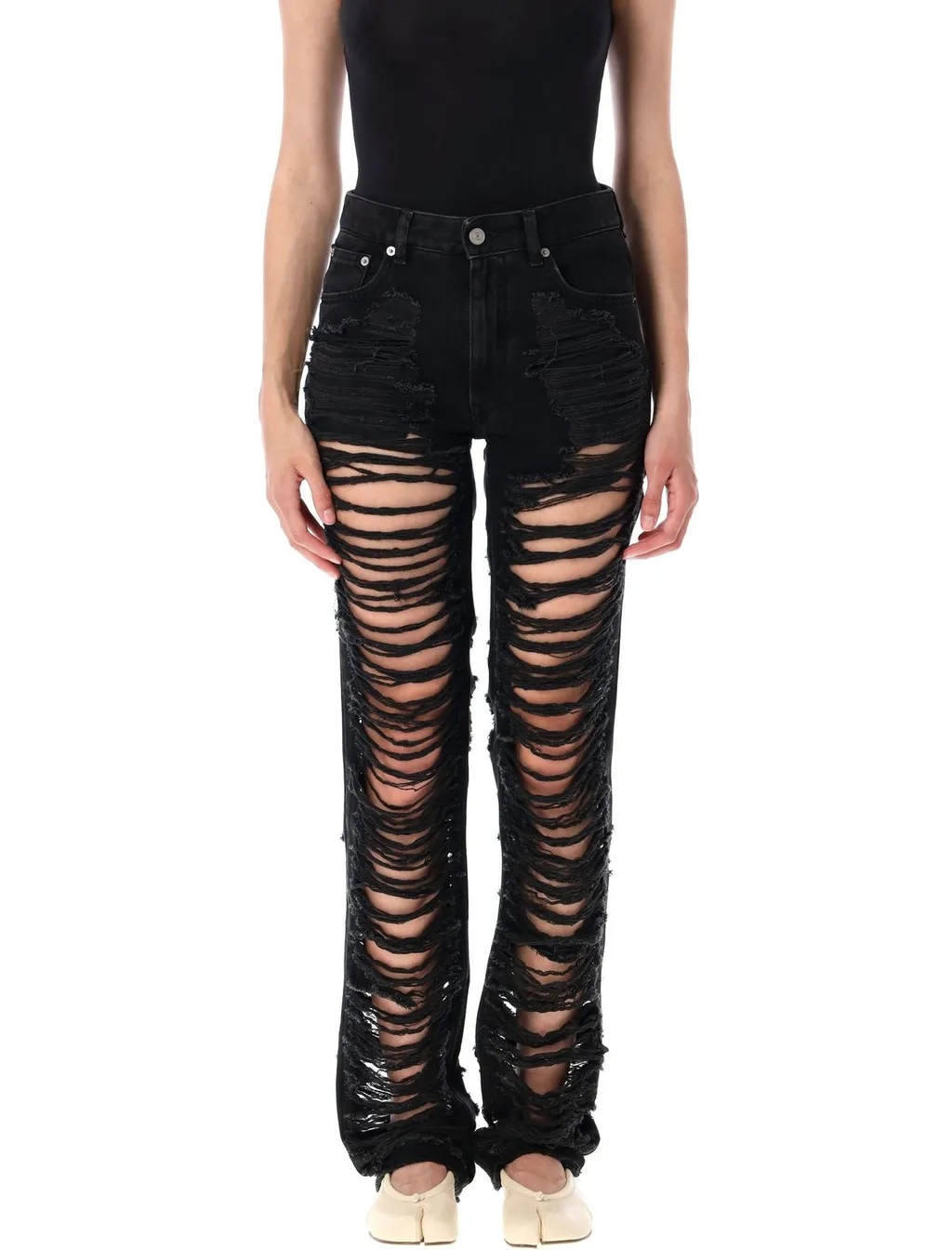 Distressed Denim Jeans