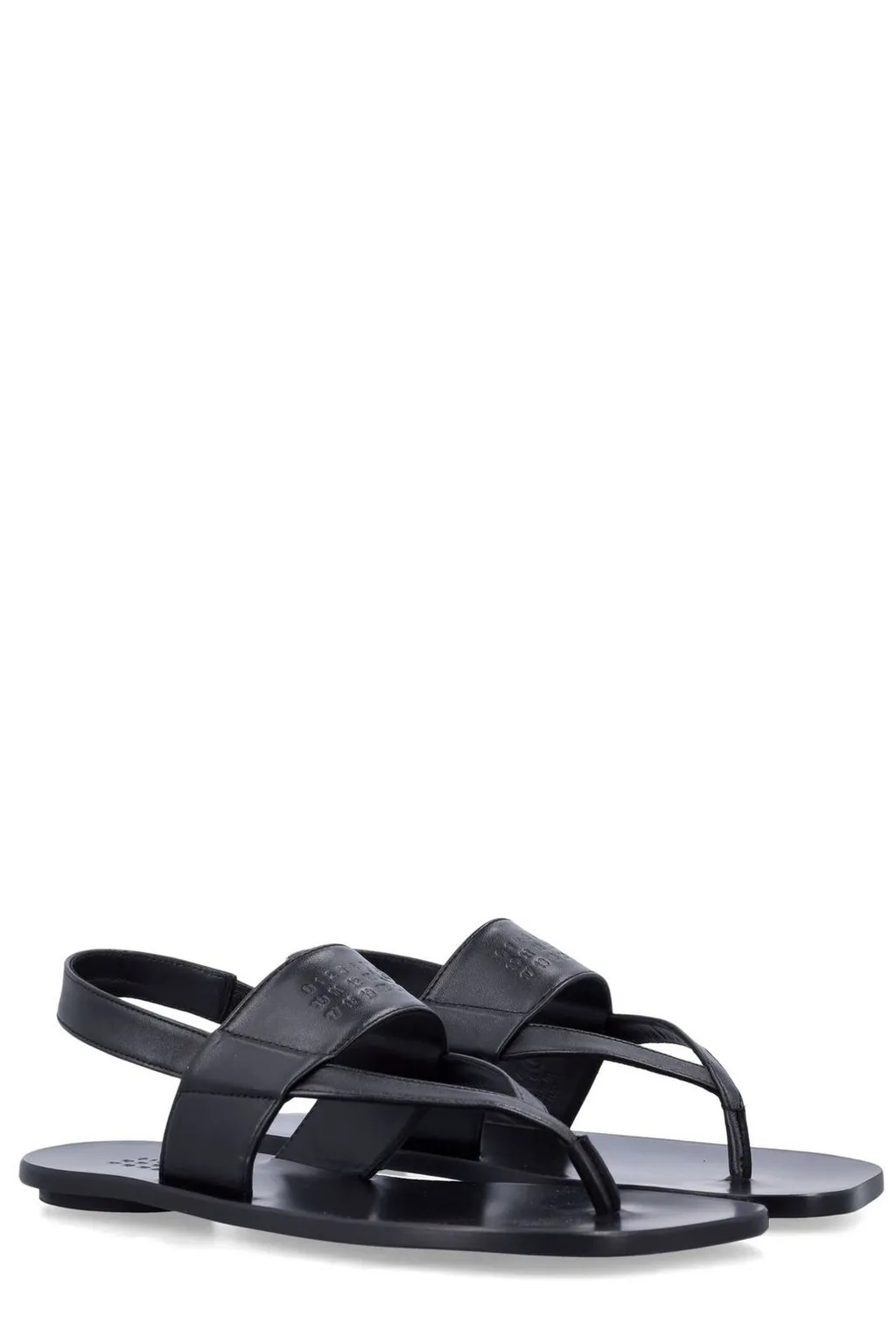 Logo-Embossed Thong Sandals
