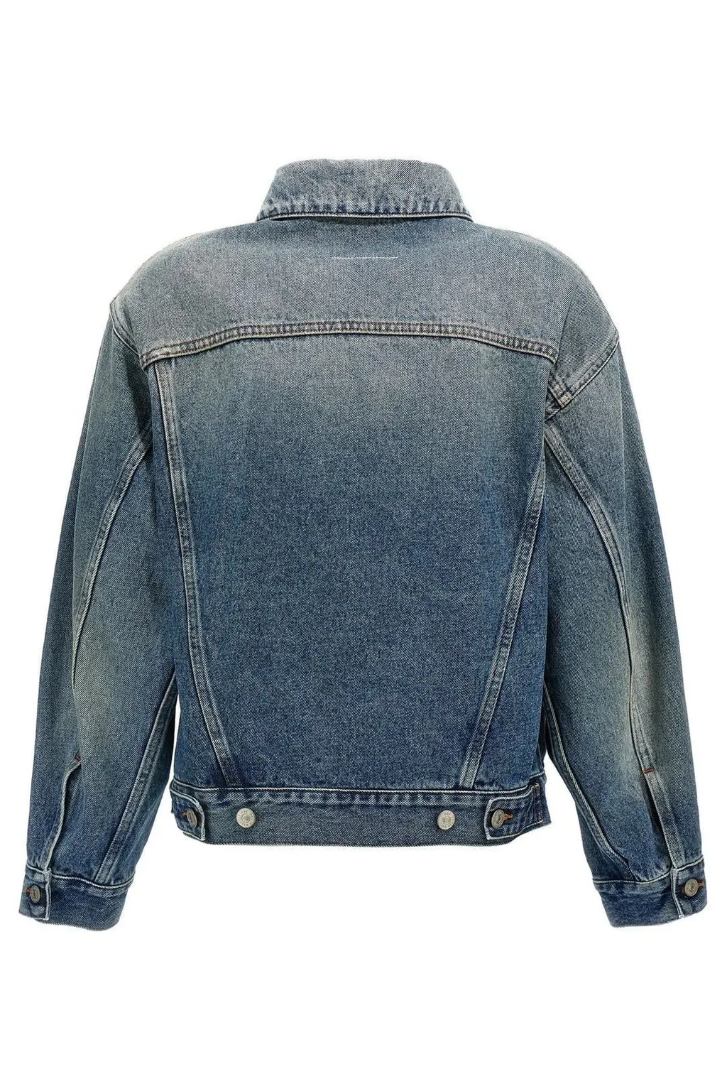 Cut-Out Denim Jacket
