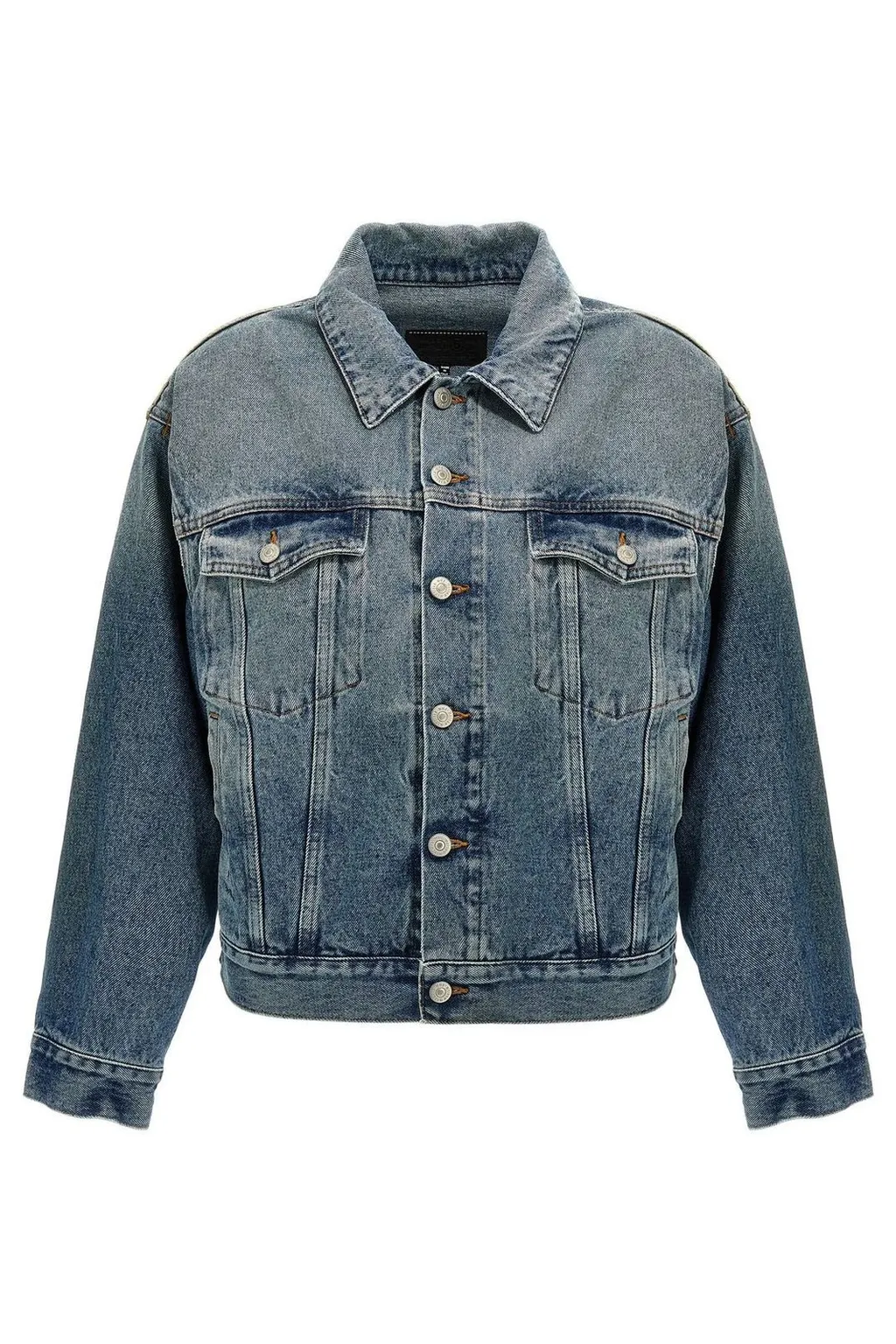 Cut-Out Denim Jacket