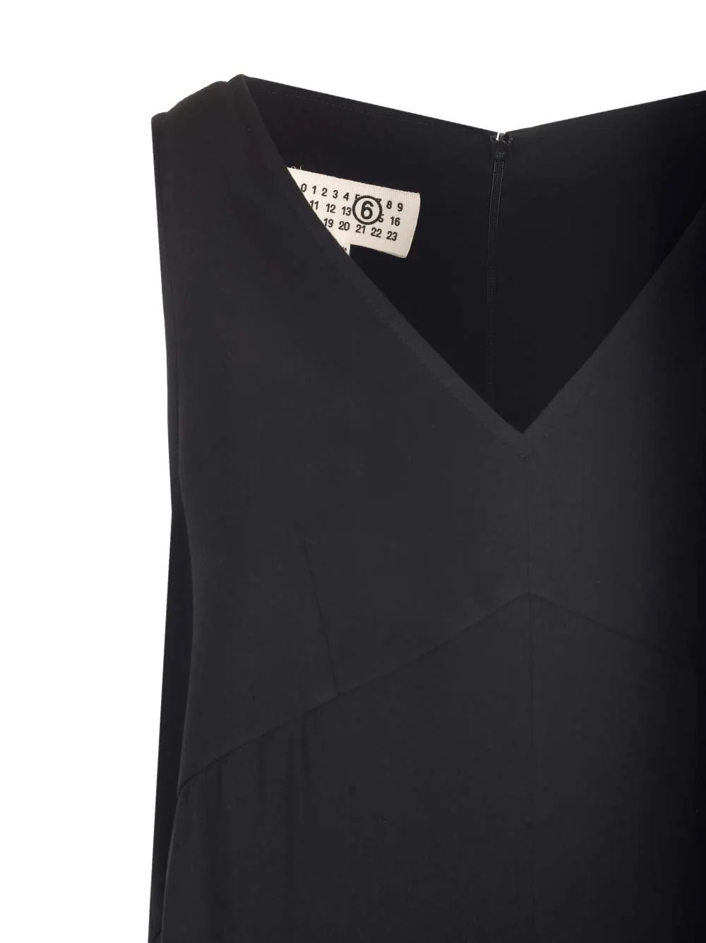 Sleeveless V-Neck Midi Dress