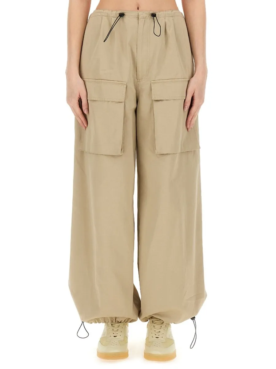 Drawstring Cargo Trousers