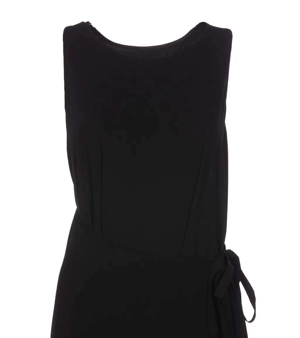 Belted Sleeveless Maxi Dress