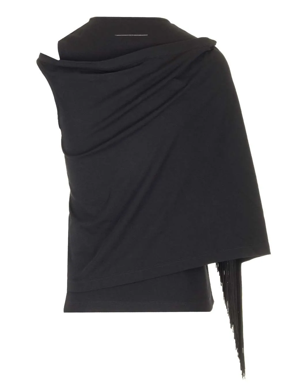Draped Crewneck Top