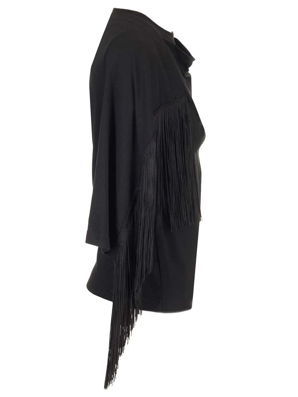 Draped Crewneck Top
