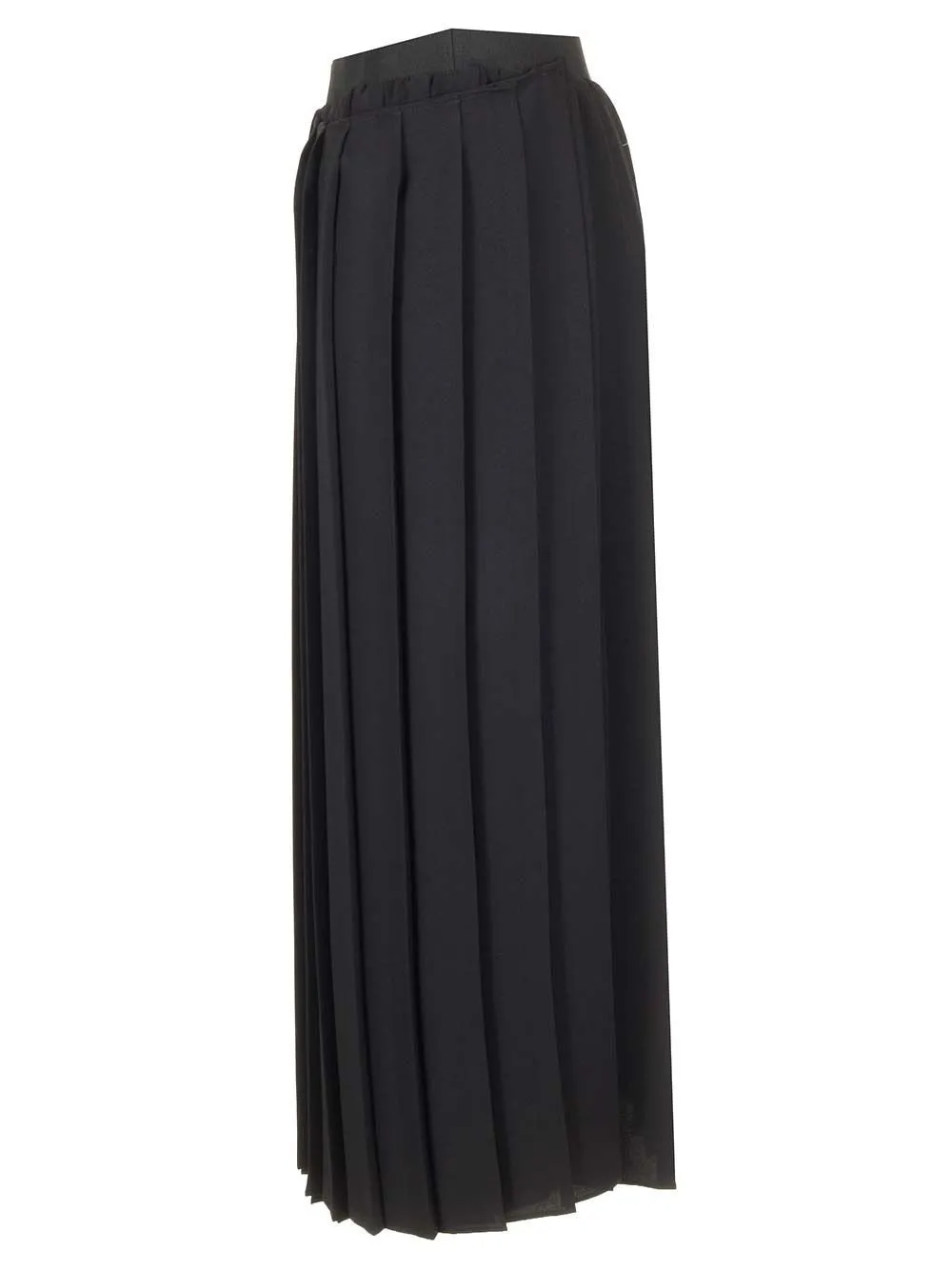 Pleated Pencil Skirt