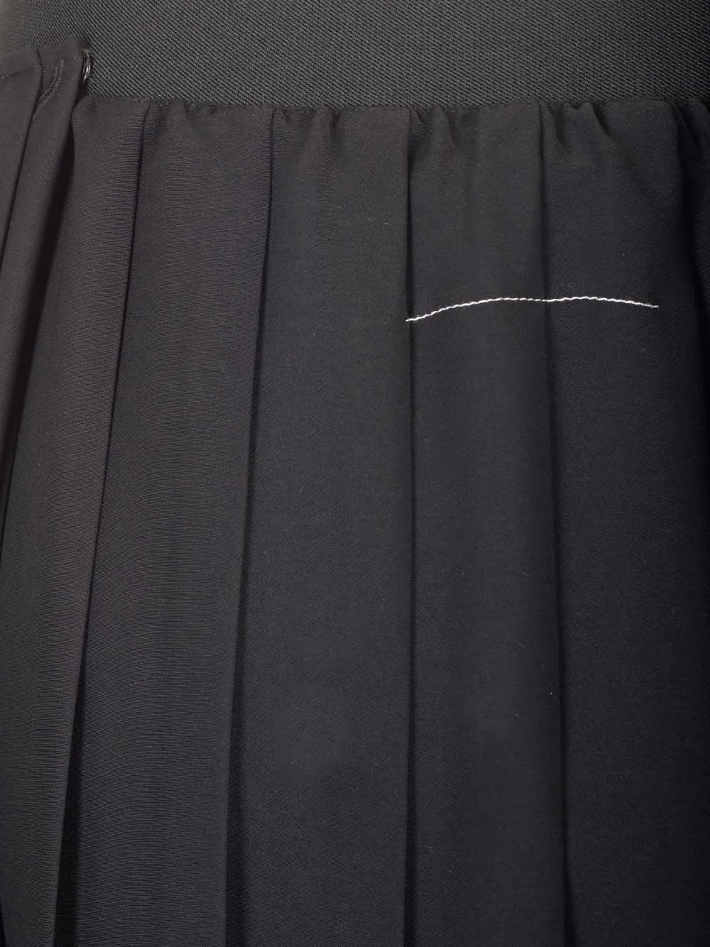 Pleated Pencil Skirt
