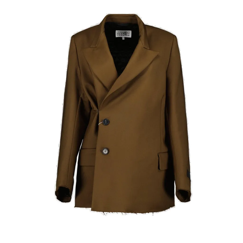 Single-Breasted Oversized Tailored Blazer
