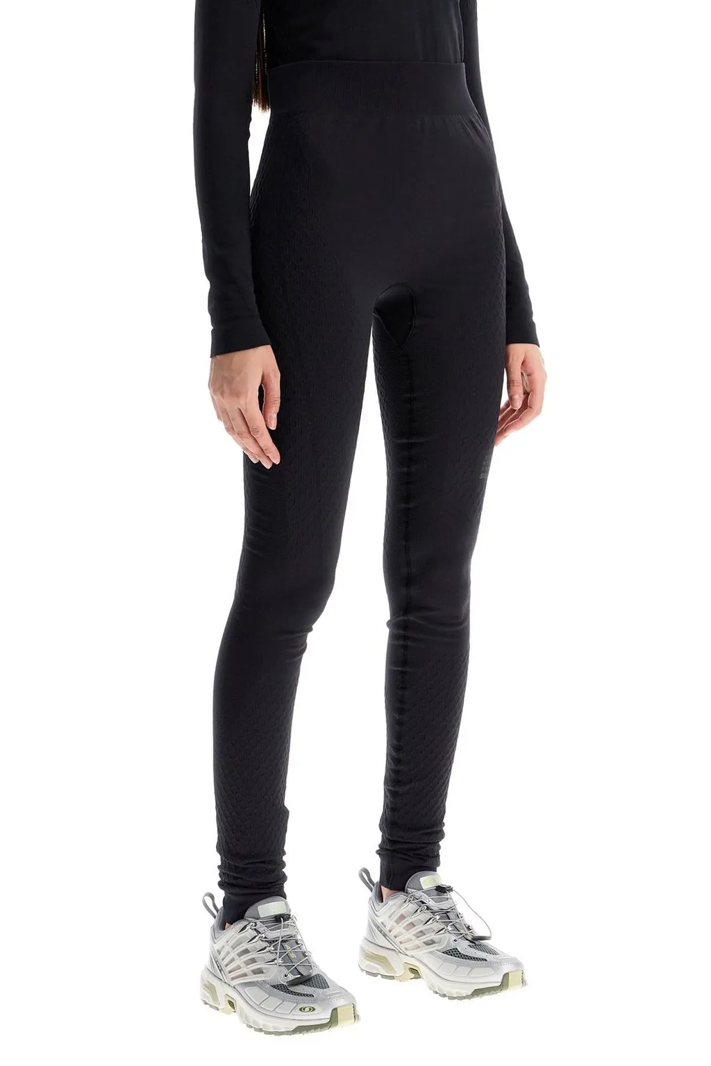 X Salomon Logo Printed Trousers
