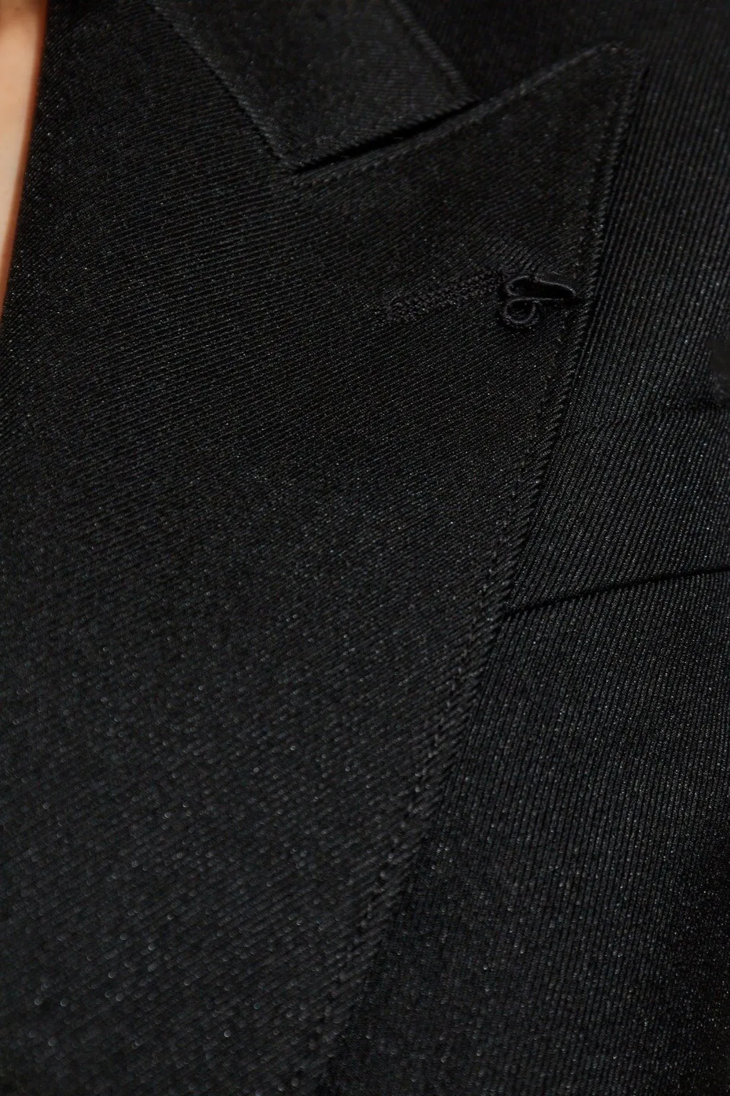 Sleeveless Raw-Cut Edge Waistcoat