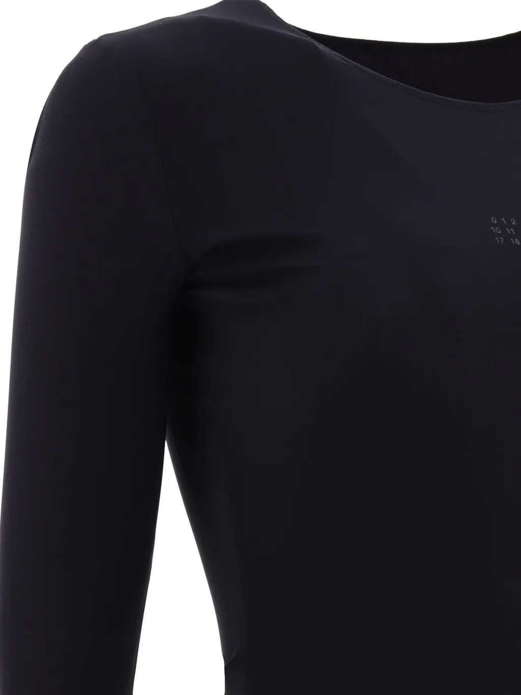 Logo Printed Crewneck Bodysuit