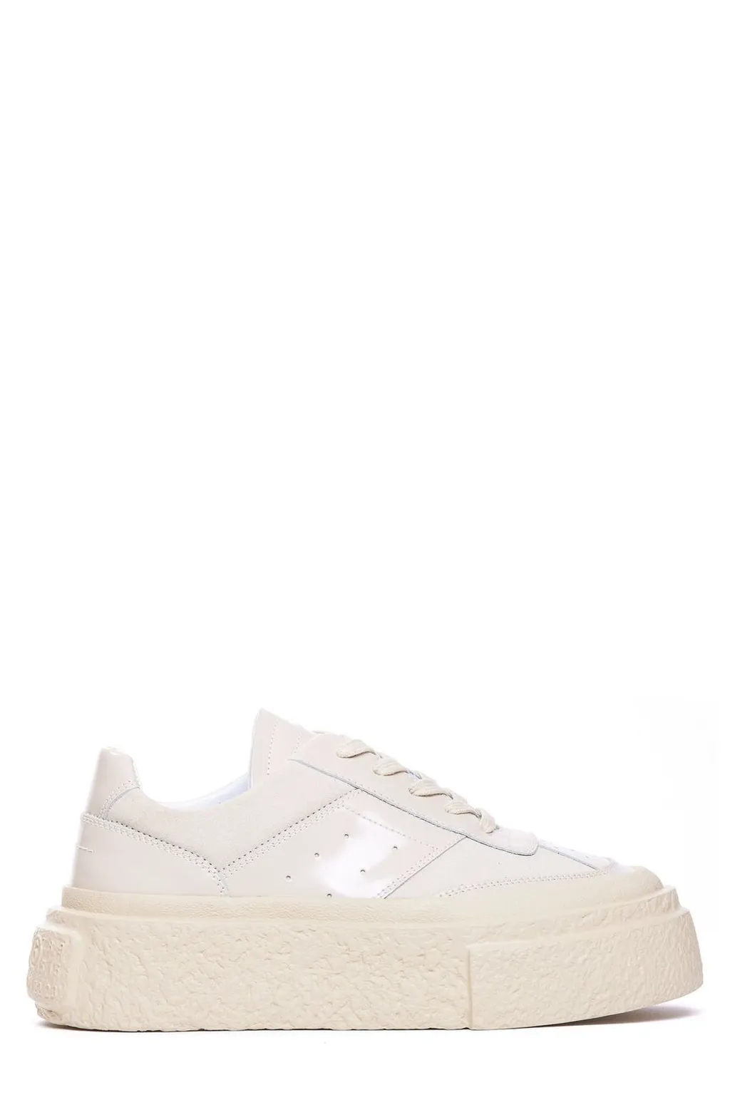 Numbers-Motif Lace-Up Sneakers