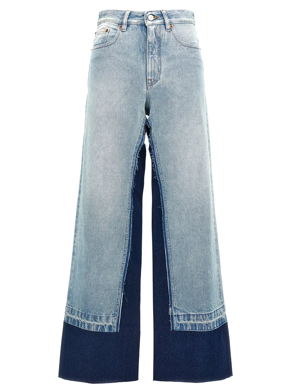 Layered Panelled Jeans