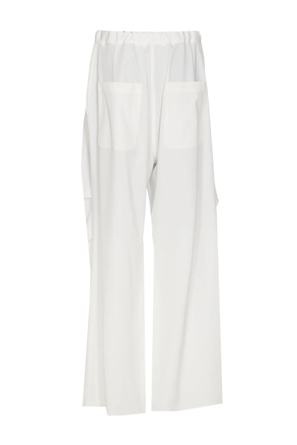 Elasticated Wide-Leg Pants