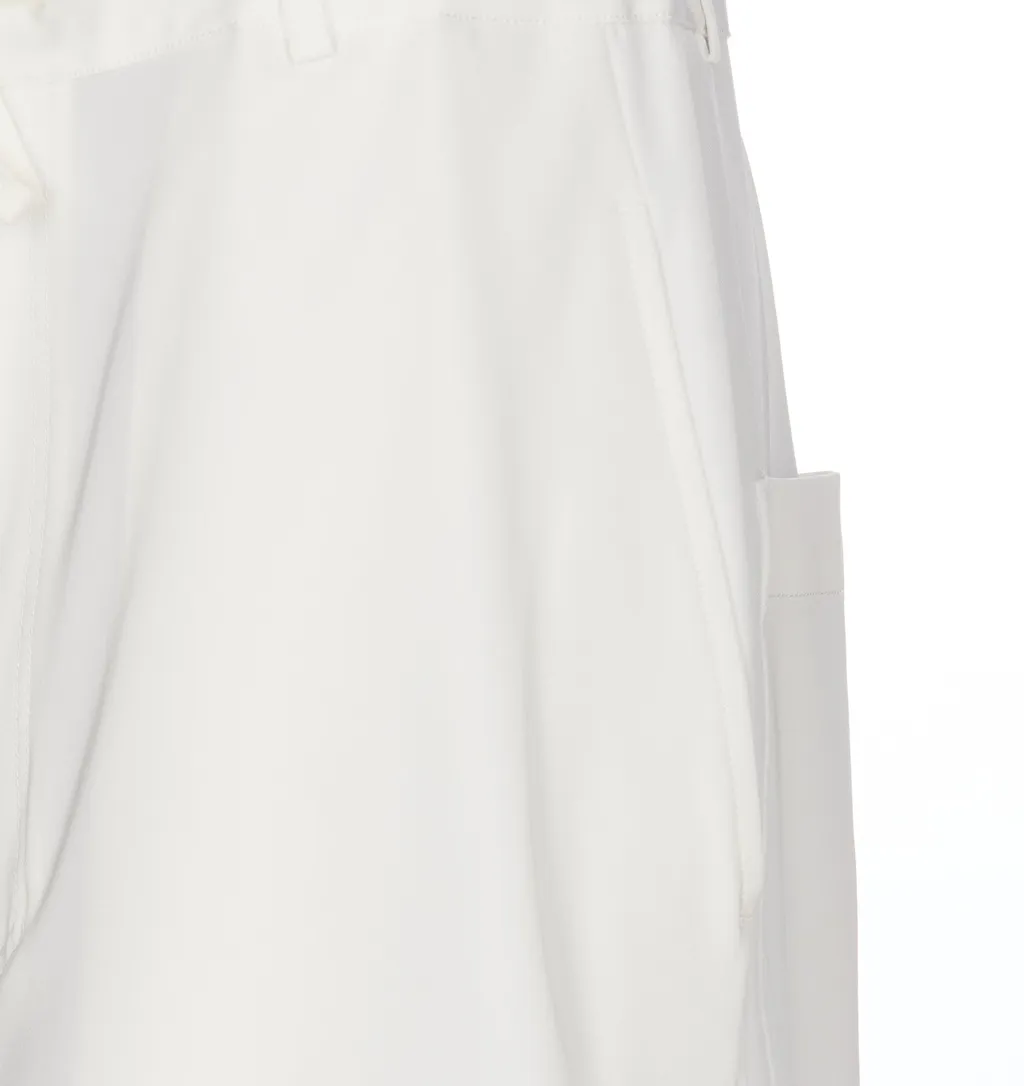 Elasticated Wide-Leg Pants