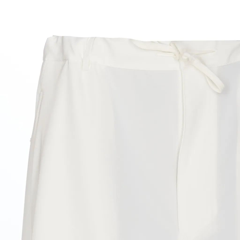 Elasticated Wide-Leg Pants