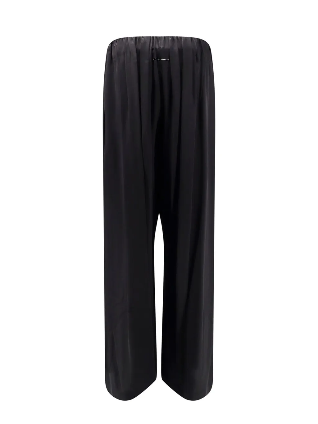 High-Waist Wide-Leg Pleated Trousers