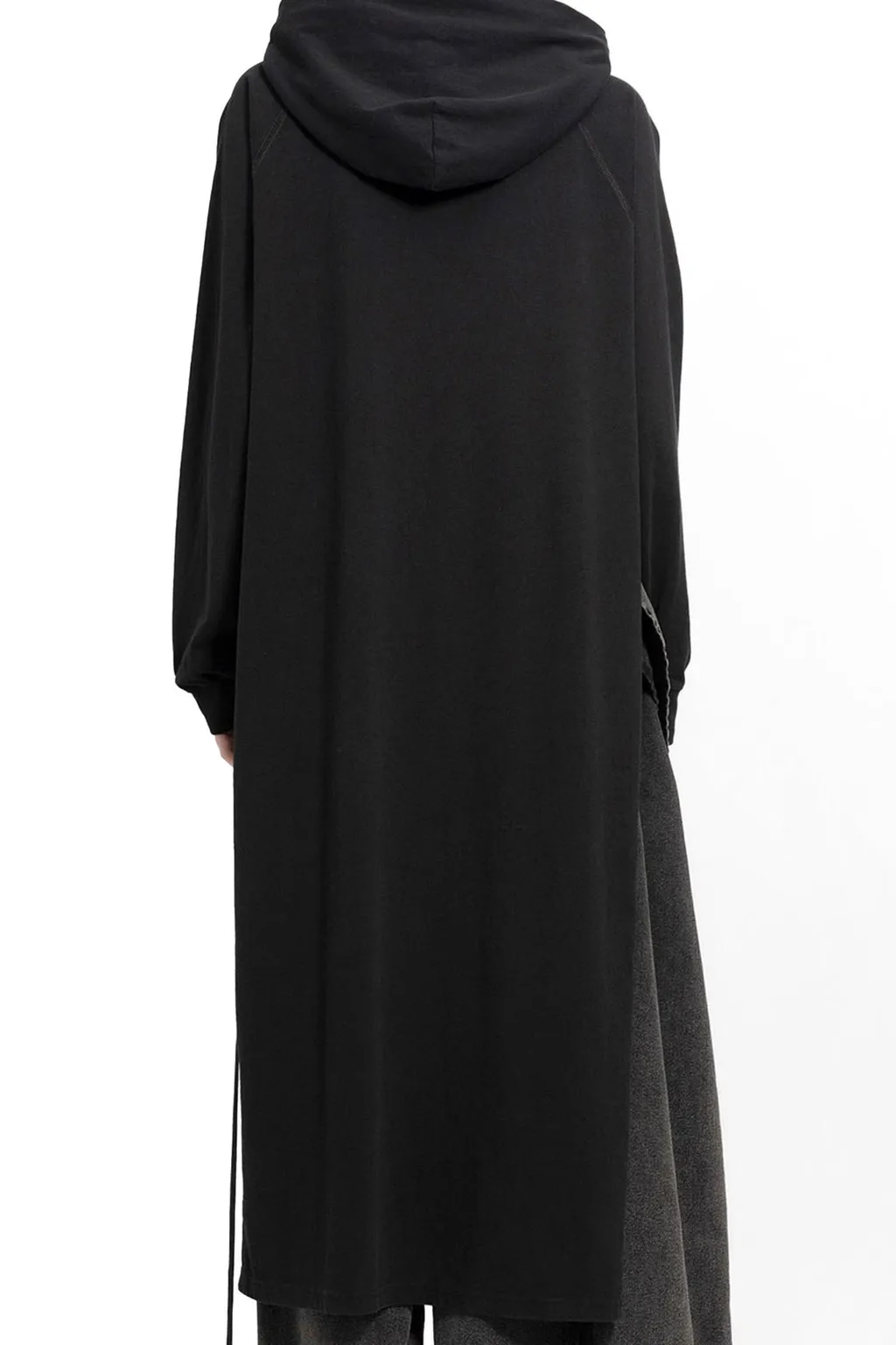 Drawstring Long Hoodie