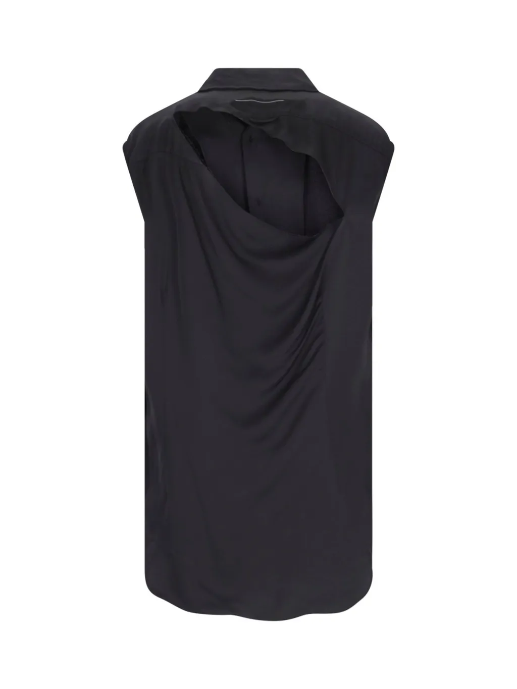 Cut Out Detailed Sleeveless Shirt