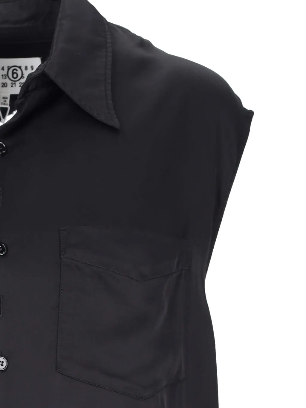 Cut Out Detailed Sleeveless Shirt