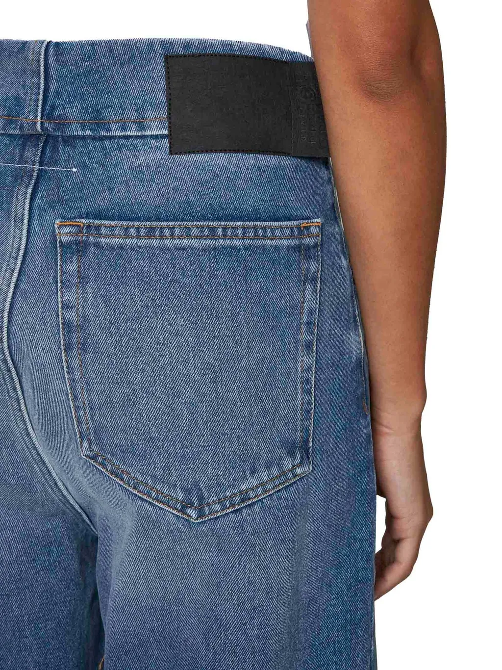 Logo Patch Wide-Leg Jeans