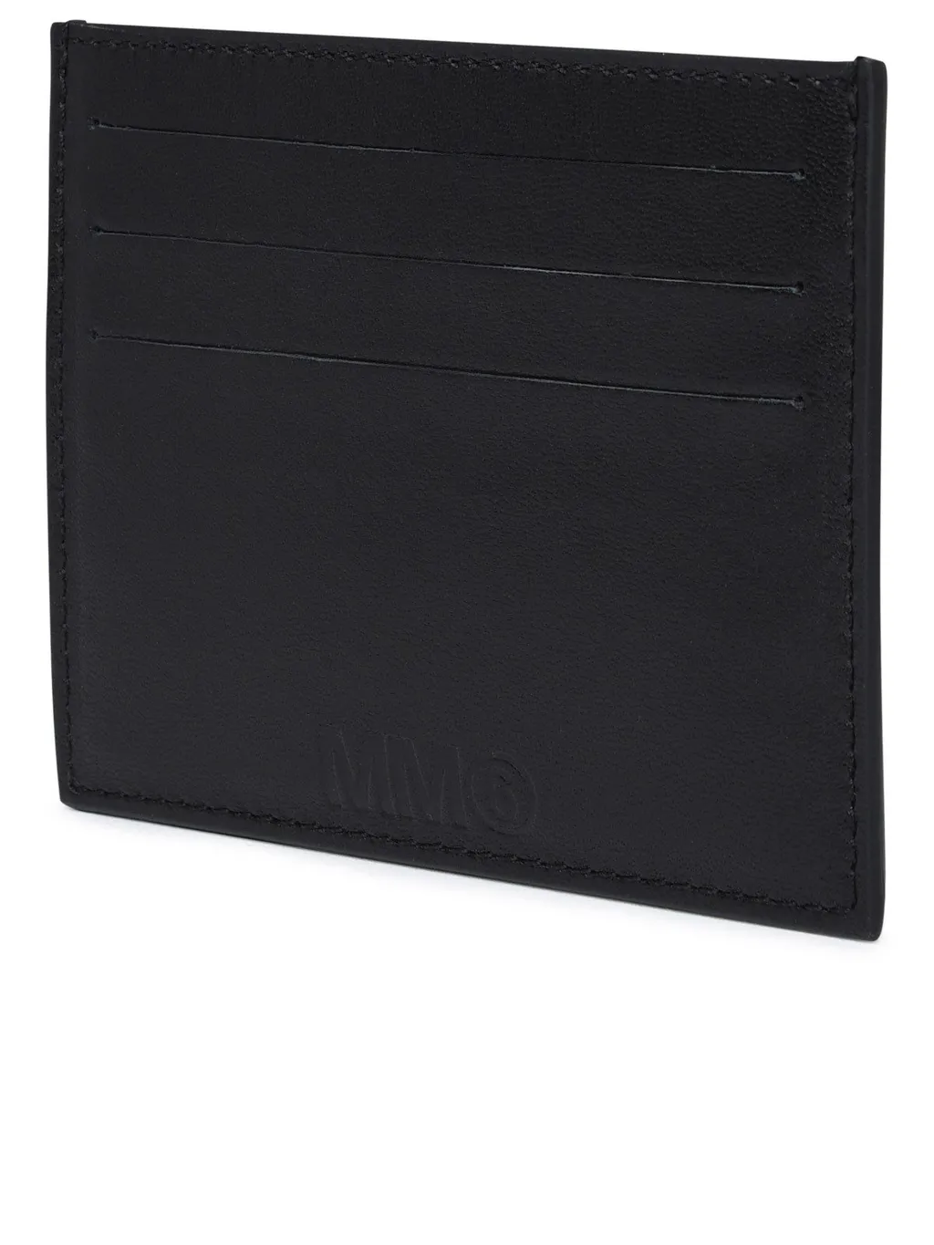 Signature Stitch Logo Debossed Cardholder