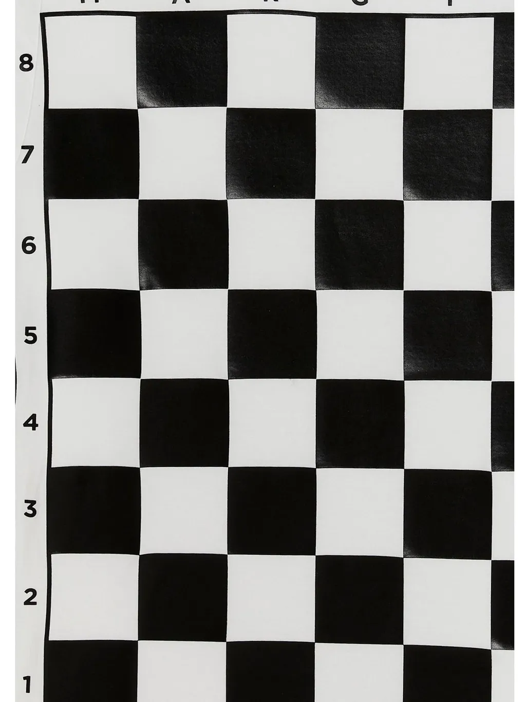 Checked Crewneck T-Shirt