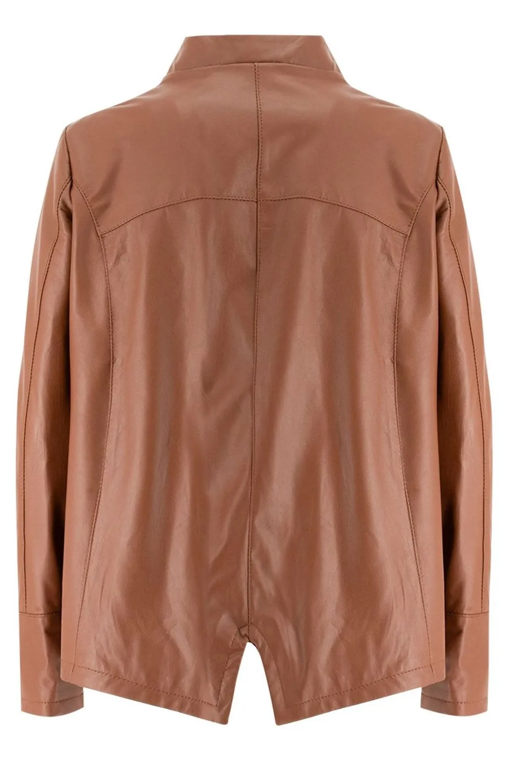 Single Breasted Leather Jacket