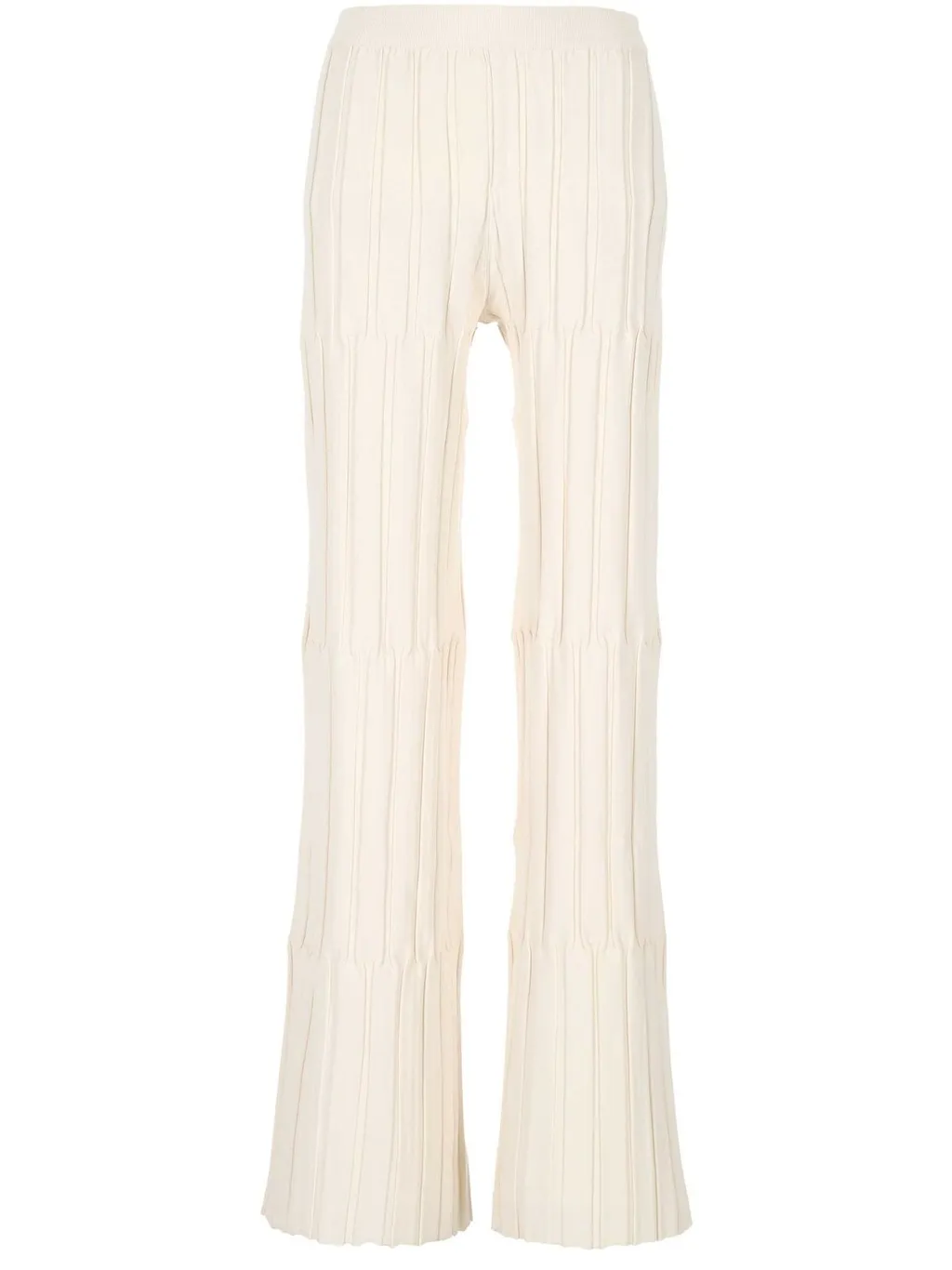 Ribbed Flared Pants